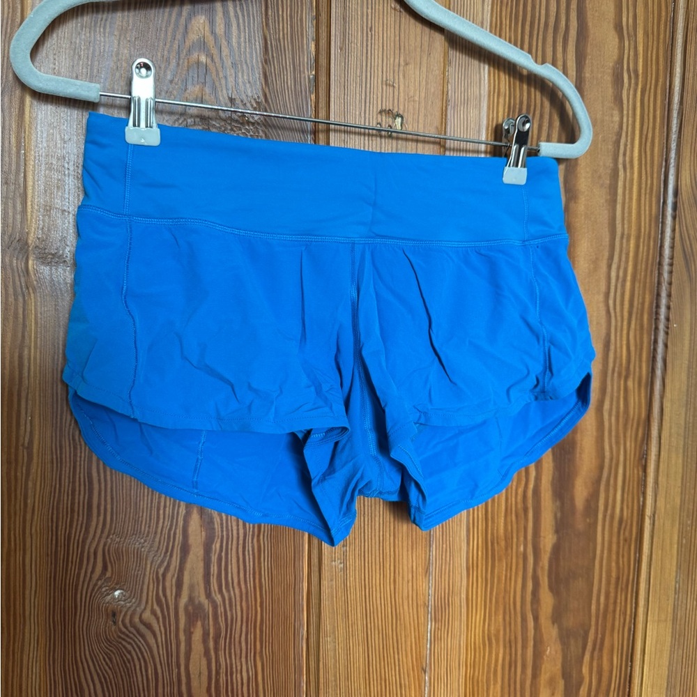 lululemon athletica Vibrant Blue Athletic Shorts